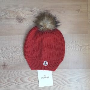 moncler hat red